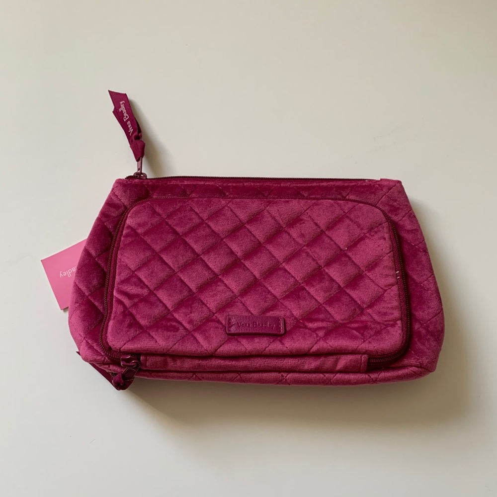 NWT! Vera Bradley Magenta Velvet Compact Organizer